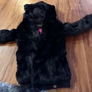 VS PINK faux fur coat